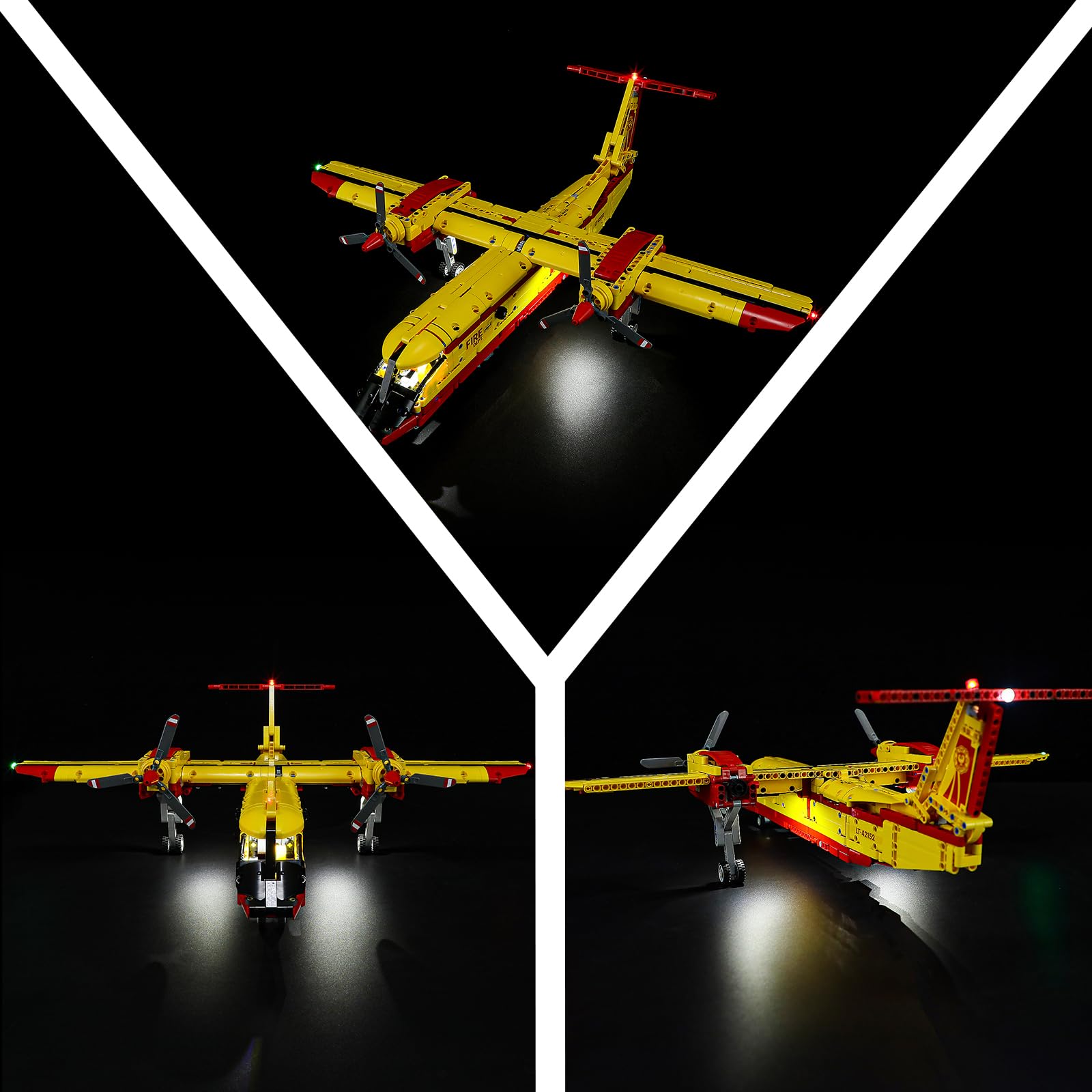 Amazon.co.jp: Mililier LEDライトキット レゴ 42152 消防士 - 航空機
